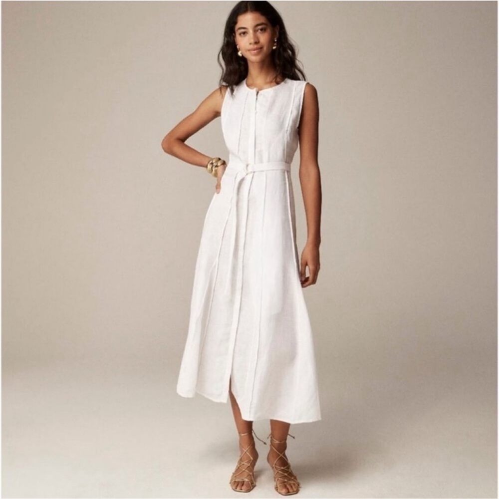 Jcrew linen dress